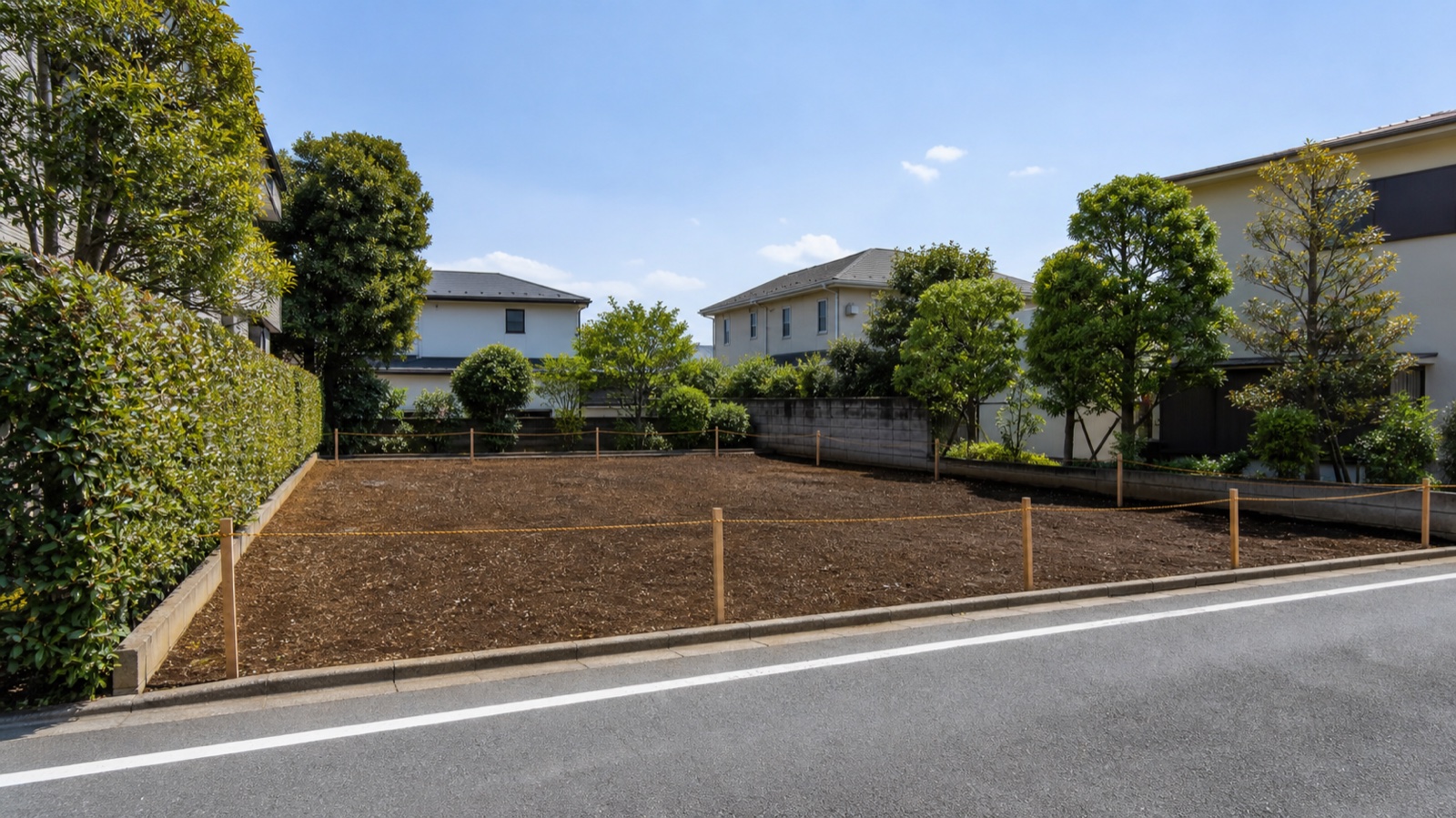 相続後の売却方針を整理した住宅用地の現地イメージ